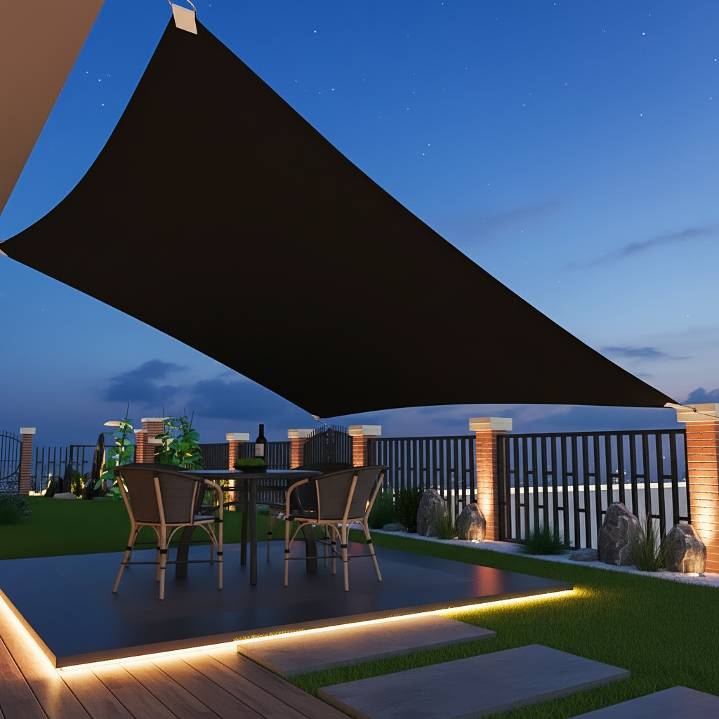 Toldo Vela Sombra Cuadrado 4x4