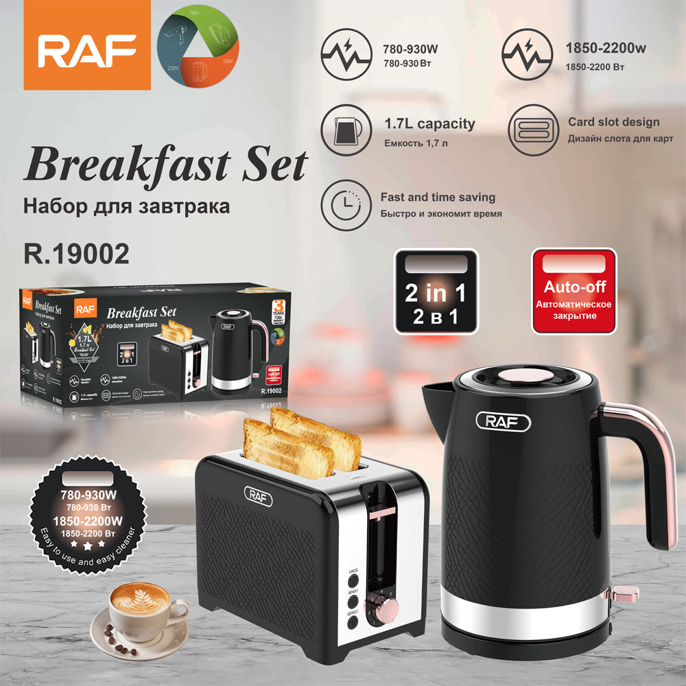 SET TOSTADOR DE PAN +HERVIDOR