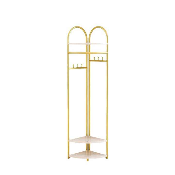 Esquinero Dorado “Helios” de 5 Niveles