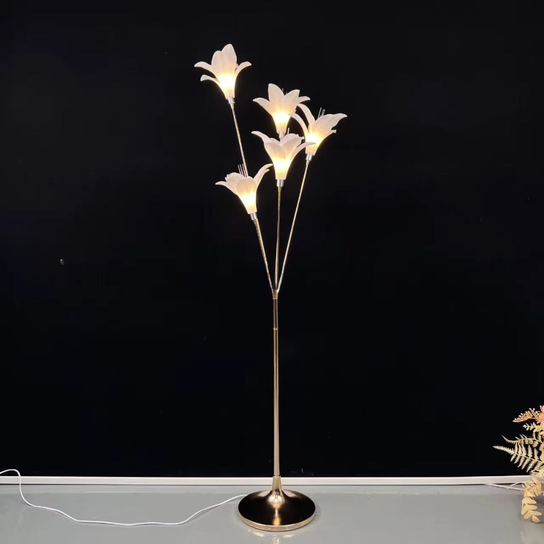 LÁMPARA LED FLORES LIRIOS