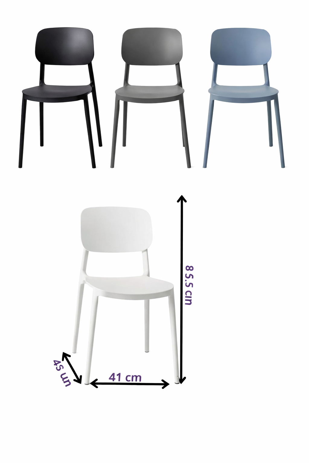 SILLA MINIMALIST MODERN COLORS