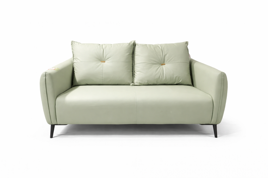 SOFÁ MODERNO 2 CUERPOS DISEÑO CURVO