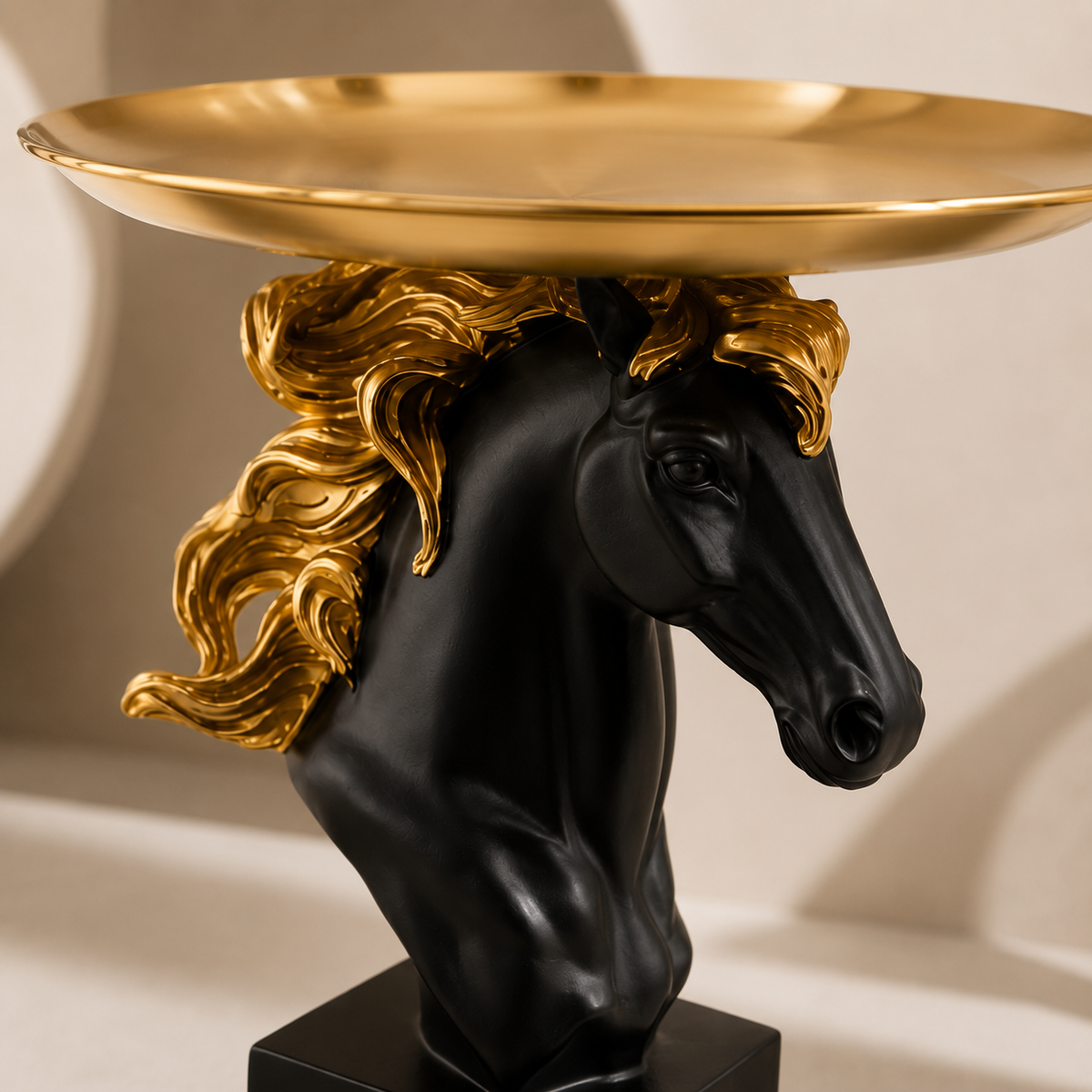 Caballo Imperial con Bandeja Dorada