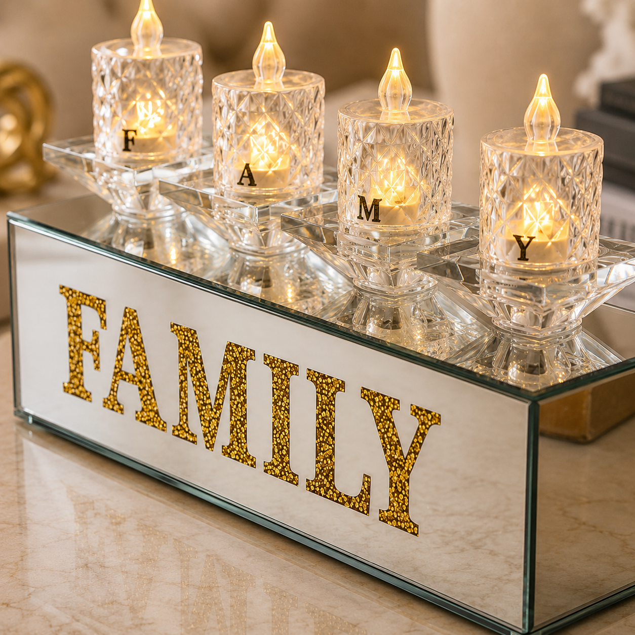 Candelabro Cristal Family
