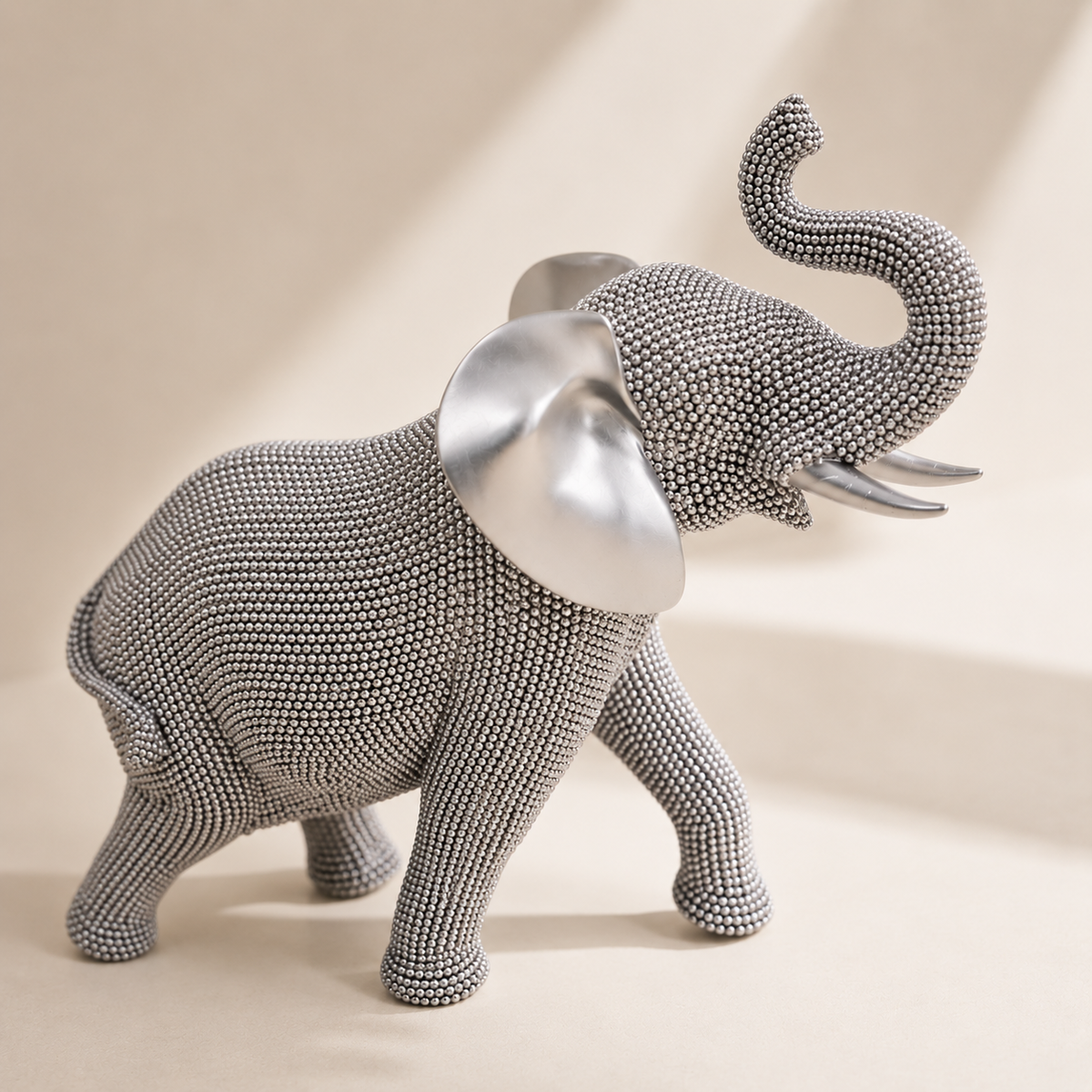 Elefante Decorativo Crystal Silver