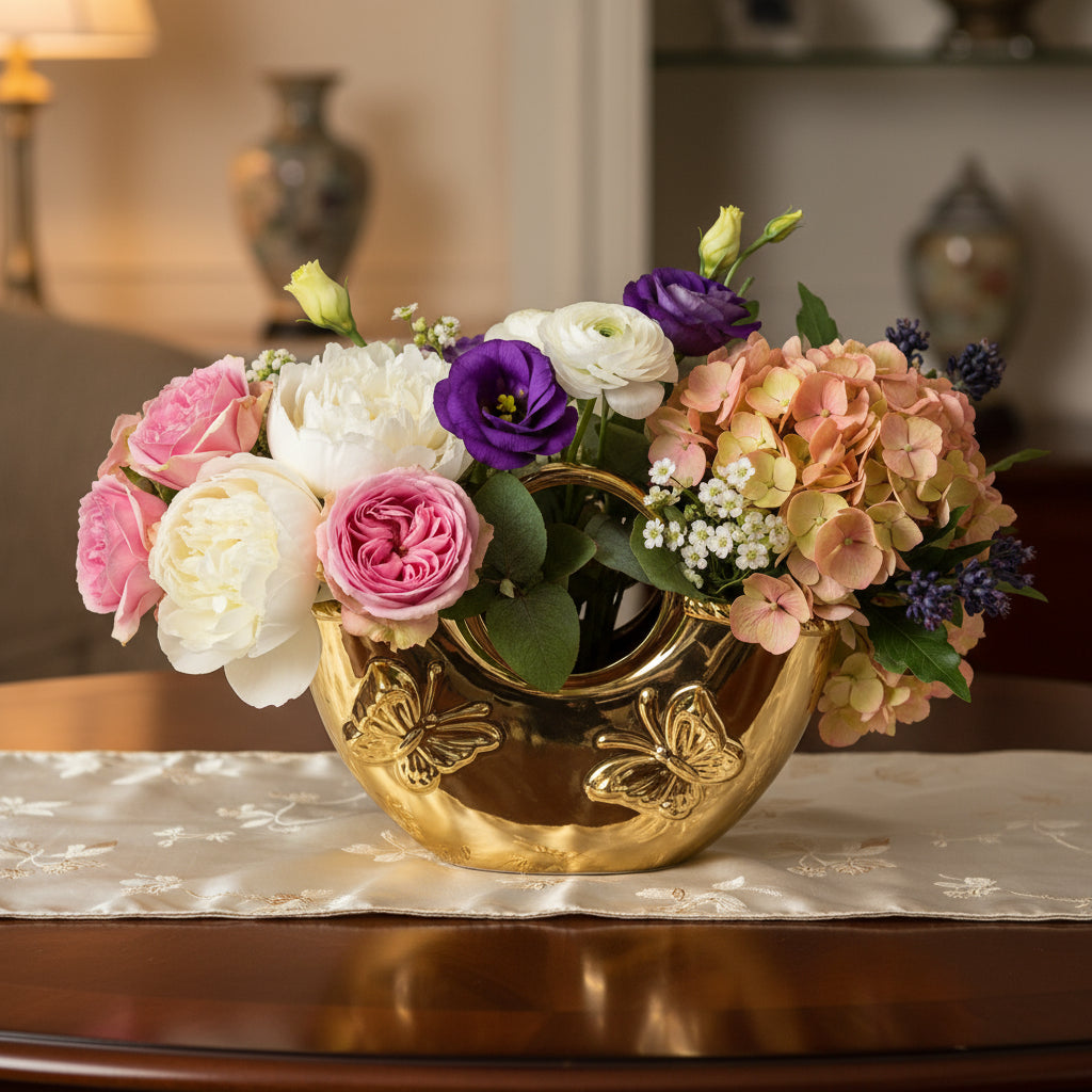 BOLSO DORADO BUTTLEFY