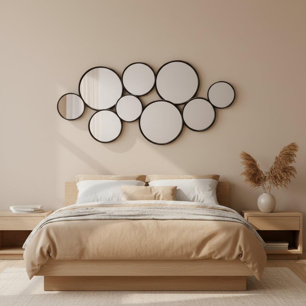 Espejo Metálico Ecos De Elegancia 121x58cm