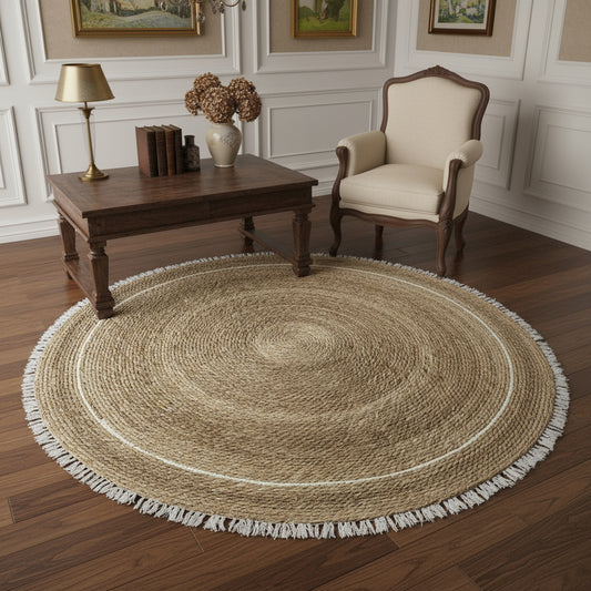 ALFOMBRA YUTE URAL 120X120cm