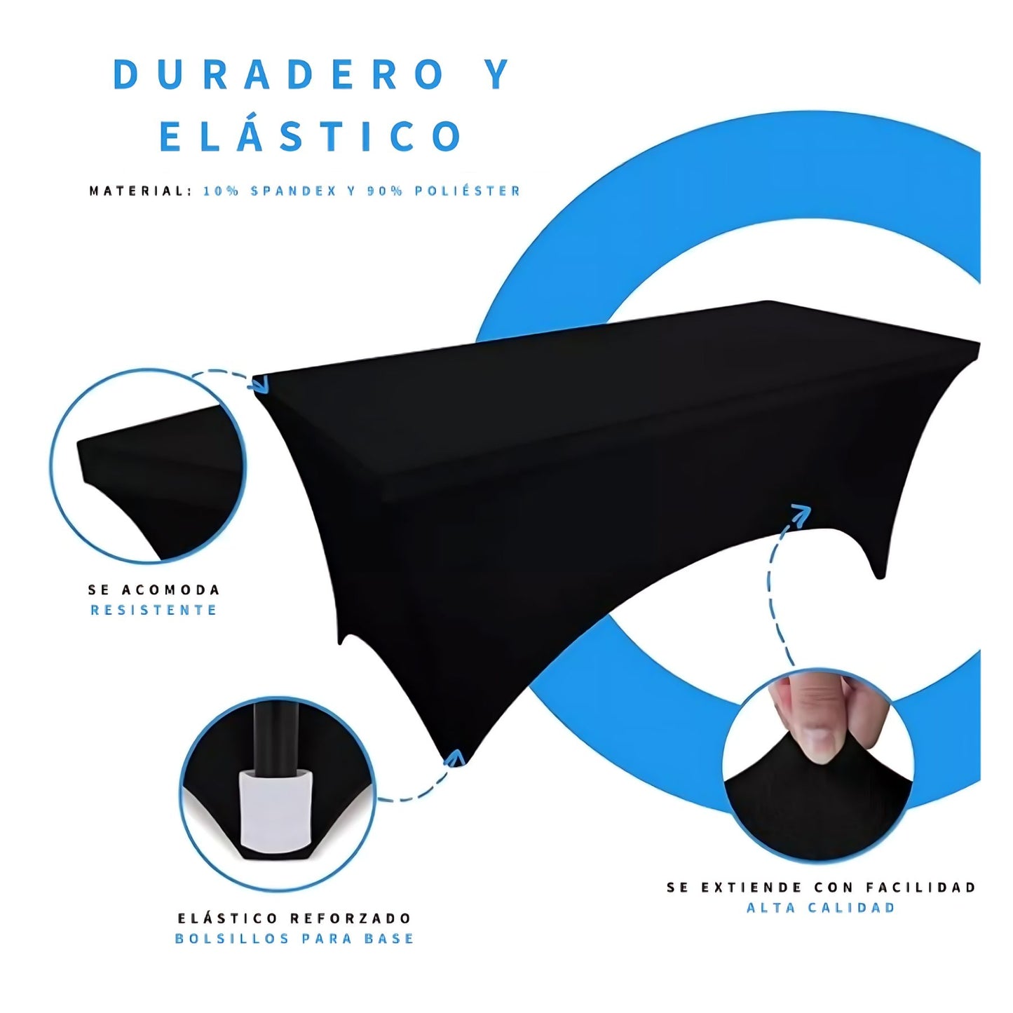 Funda de Mesa Spandex 150cm