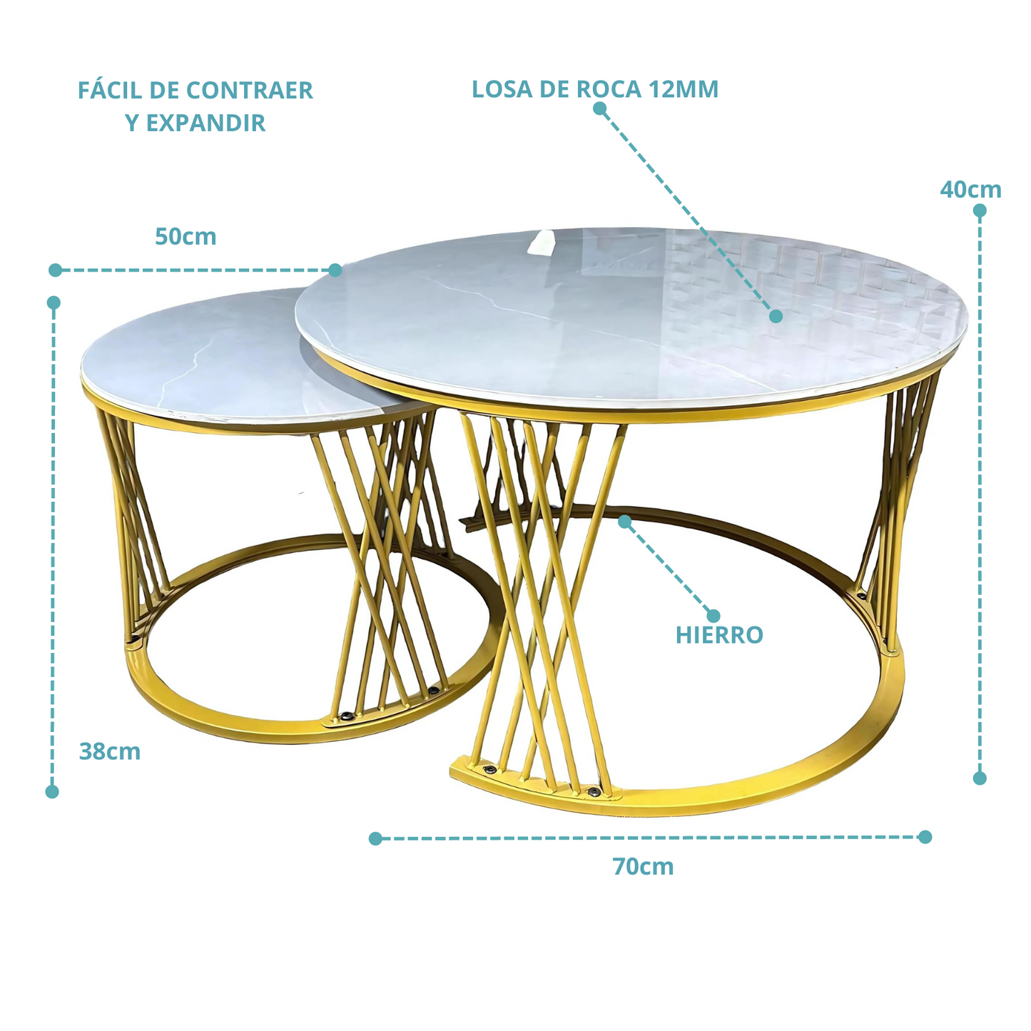 MESA NIDO SILVER