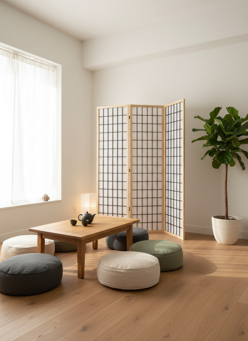 BIOMBO SHOJI JAPONES BEIGE