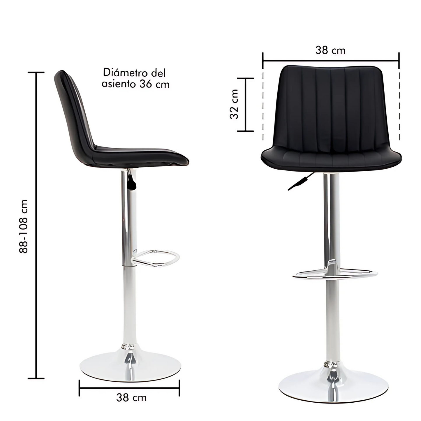 Silla Bar Eco Cuero Verona