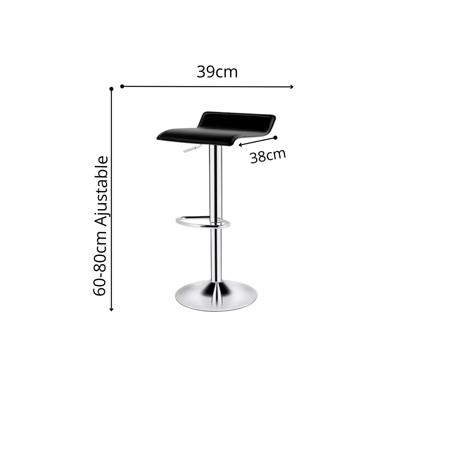 Pack X2 Taburete Bar Palermo