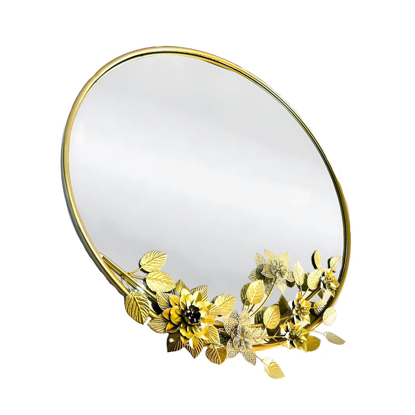 ESPEJO REFLEJO FLORAL DE PARED
