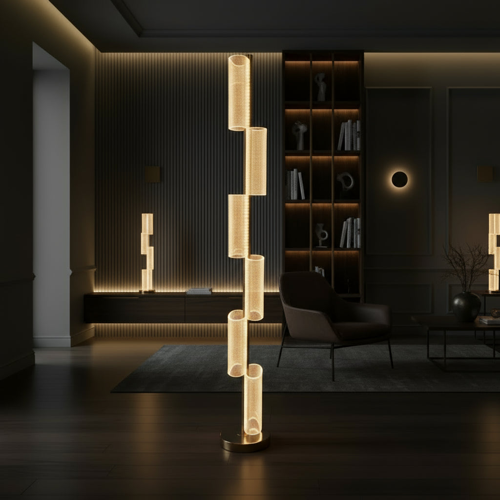 LÁMPARA LUXOR DORADA