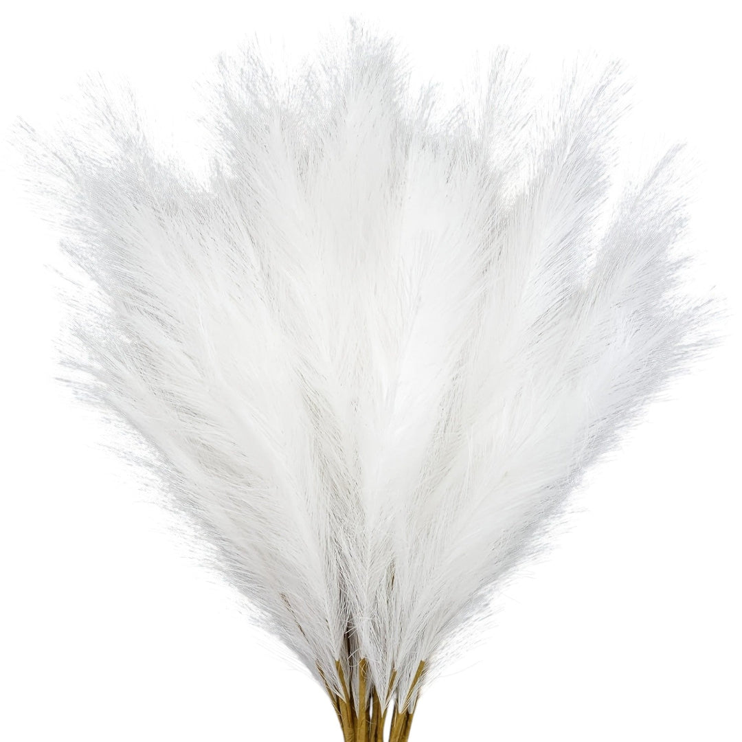 RAMILLETE DE PAMPAS ARTIFICIALES O COLA DE ZORRO BLANCAS