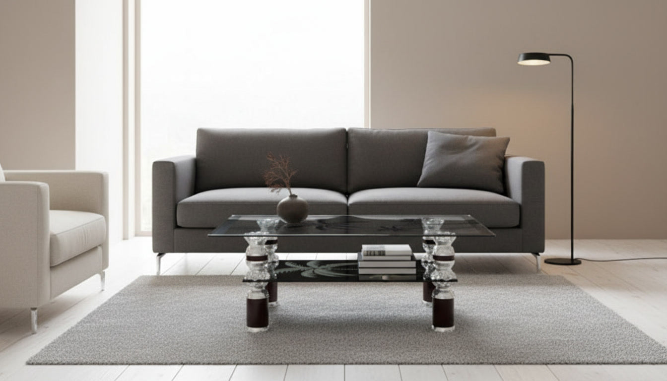 MESA DE CENTRO CRYSTAL DOUBLE