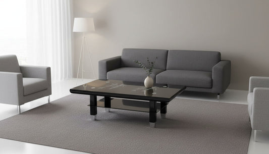 MESA DE CENTRO BLACK MINIMAL MODERN
