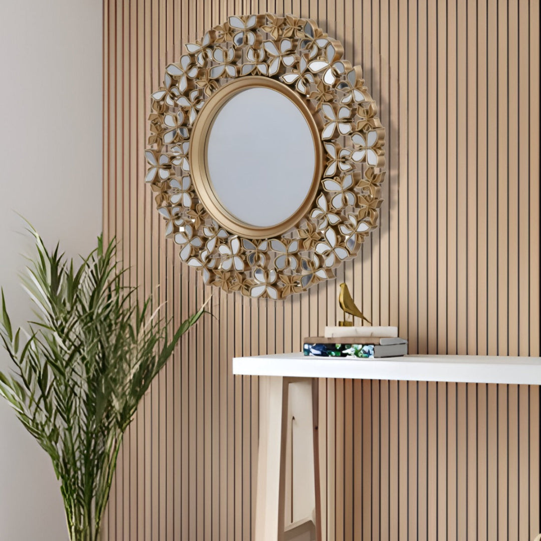 ESPEJO DECORATIVO MARIPOSAS REDONDO