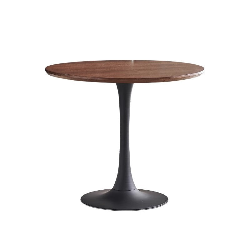 MESA REDONDA BASE CENTRAL WOOD MODERN