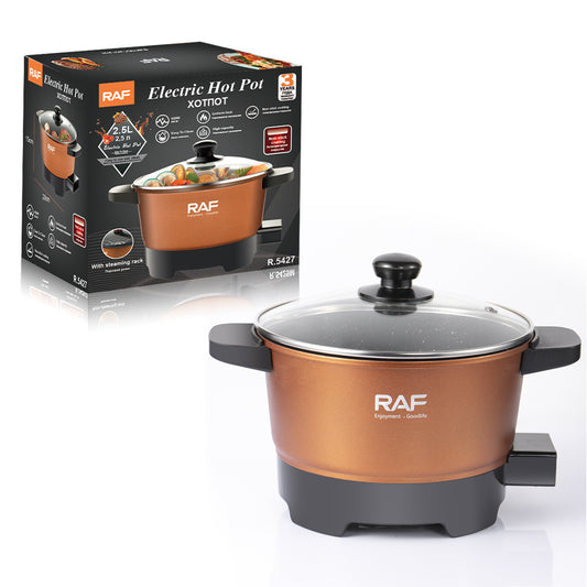 Olla Eléctrica Multifunción Raf Copper Chef