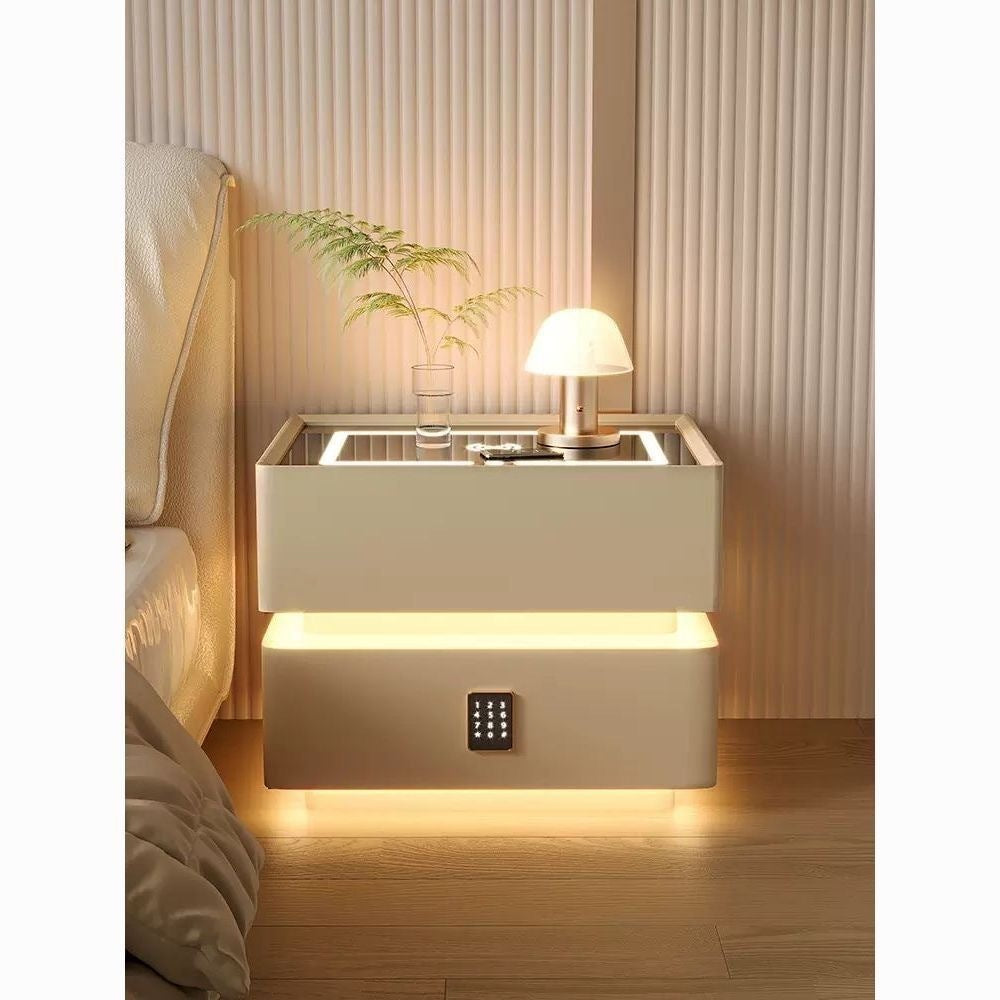 Velador Inteligente LED flotante Multifunción 2 Cajones