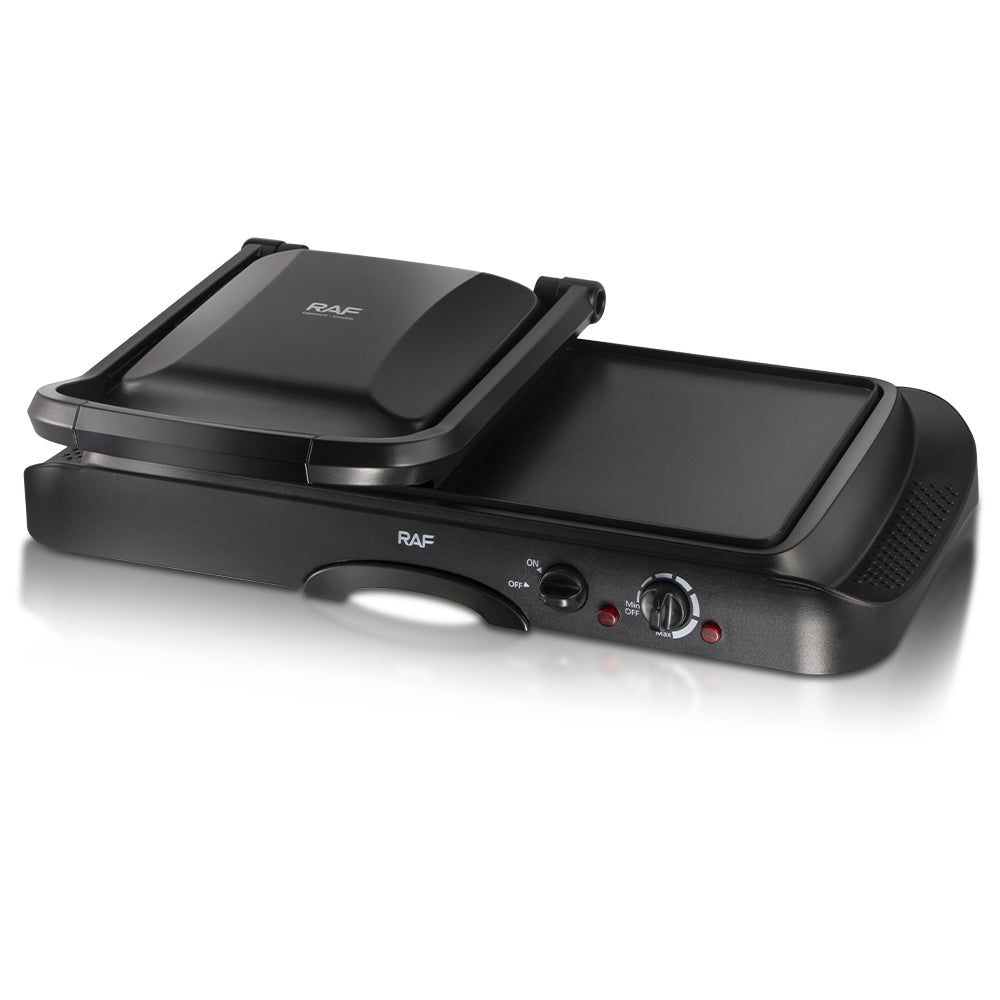 PARRILLA ELÉCTRICA DOBLE RAF GRILL & PLANCHA