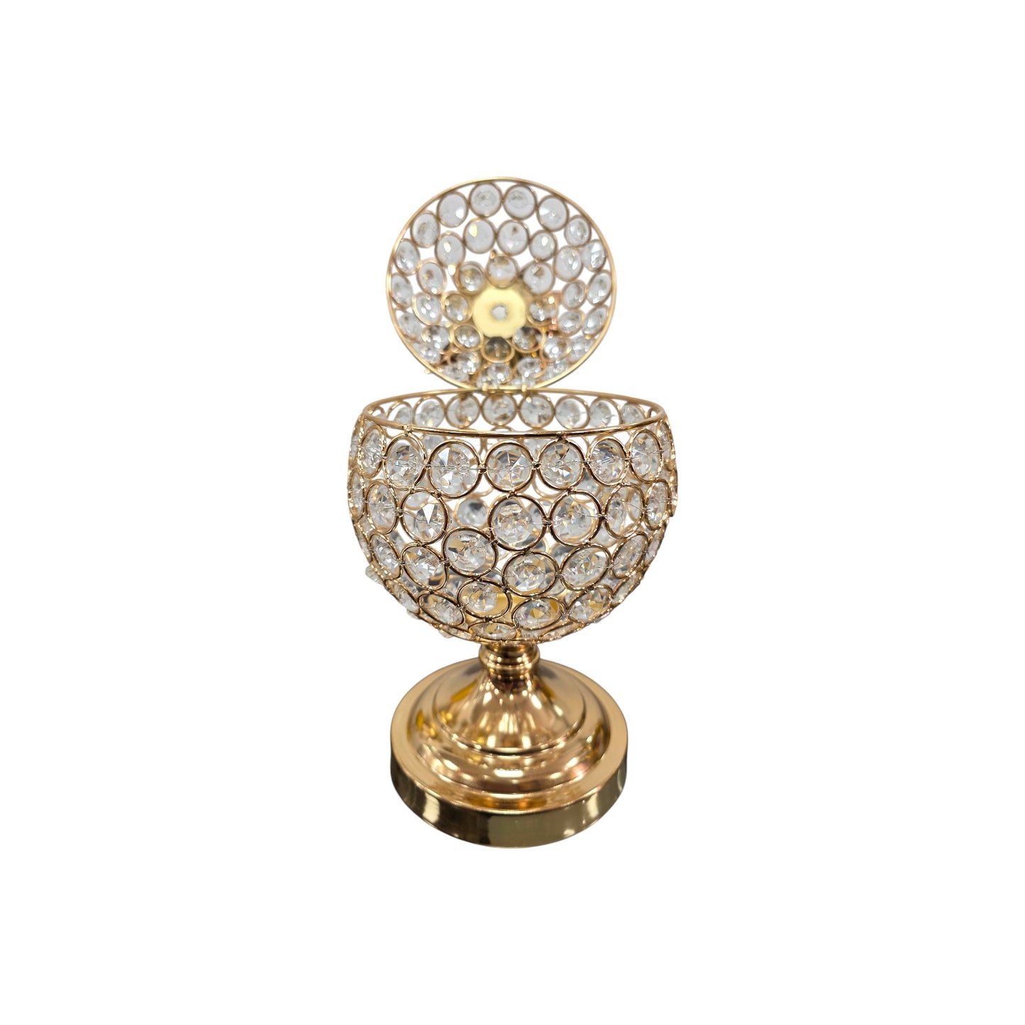 Candelabro cristal piña