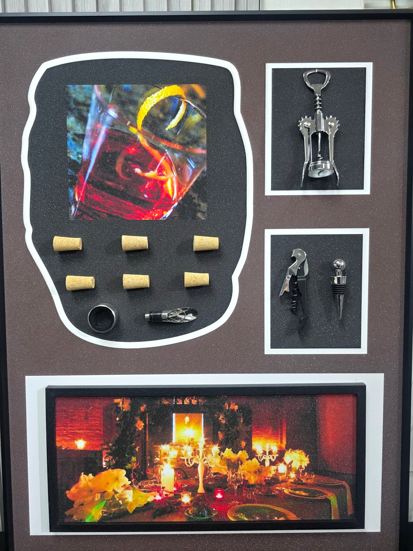 CUADRO DECORATIVO  DE VINO