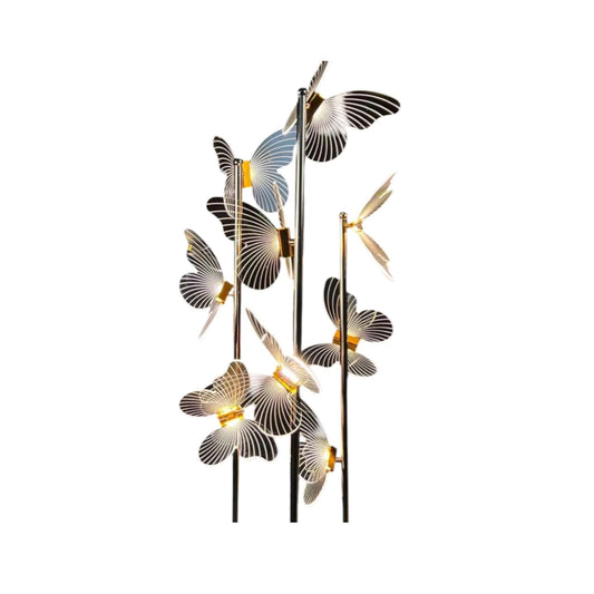 LÀMPARA DE PIE LED SKADI MARIPOSAS