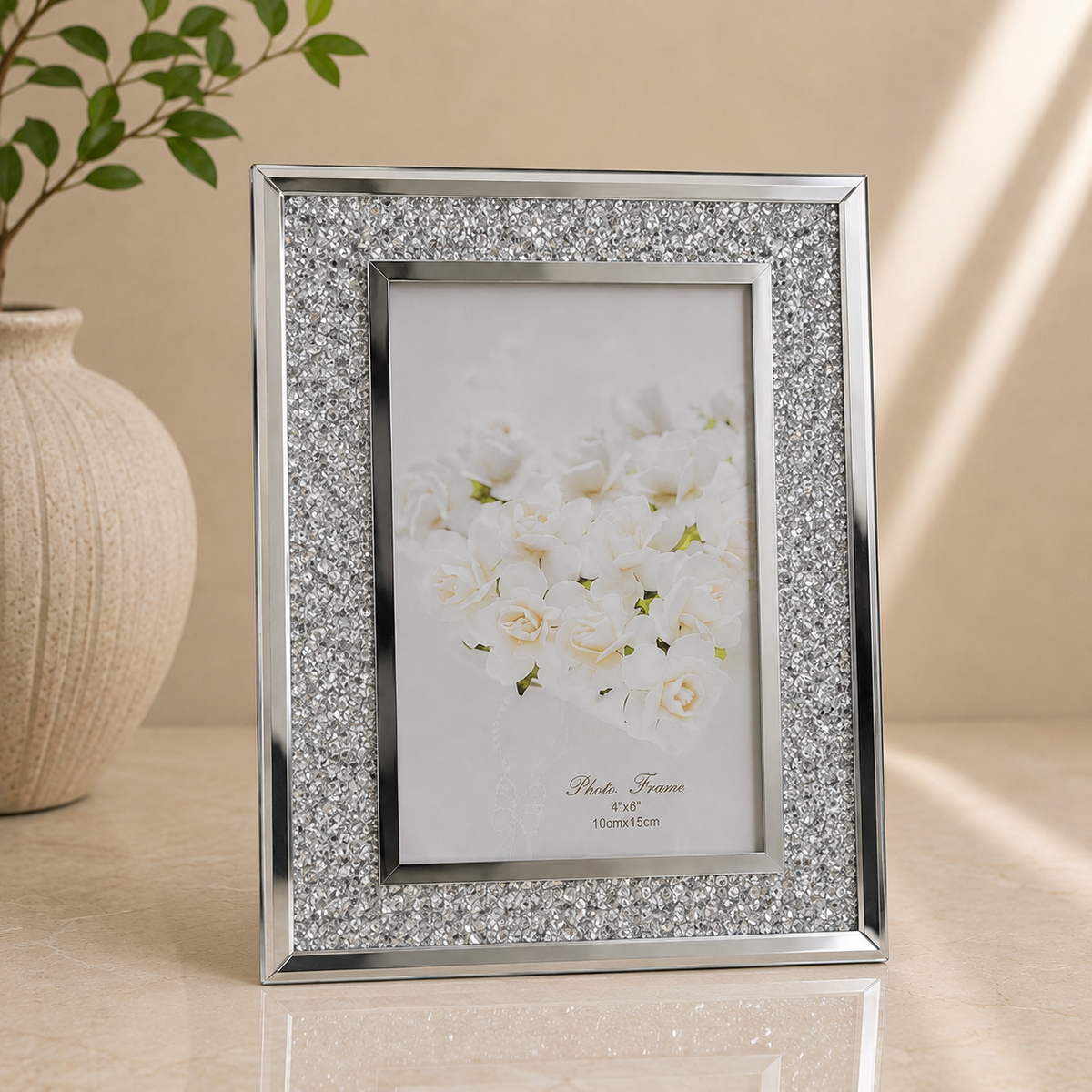 Porta Retrato LED Decorativo 20 x 15 cm