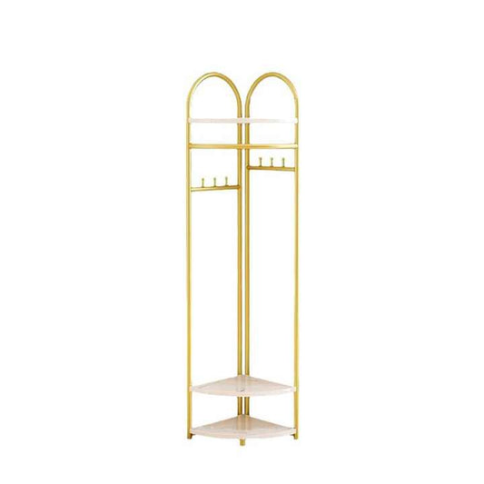 Esquinero Dorado “Helios” de 5 Niveles