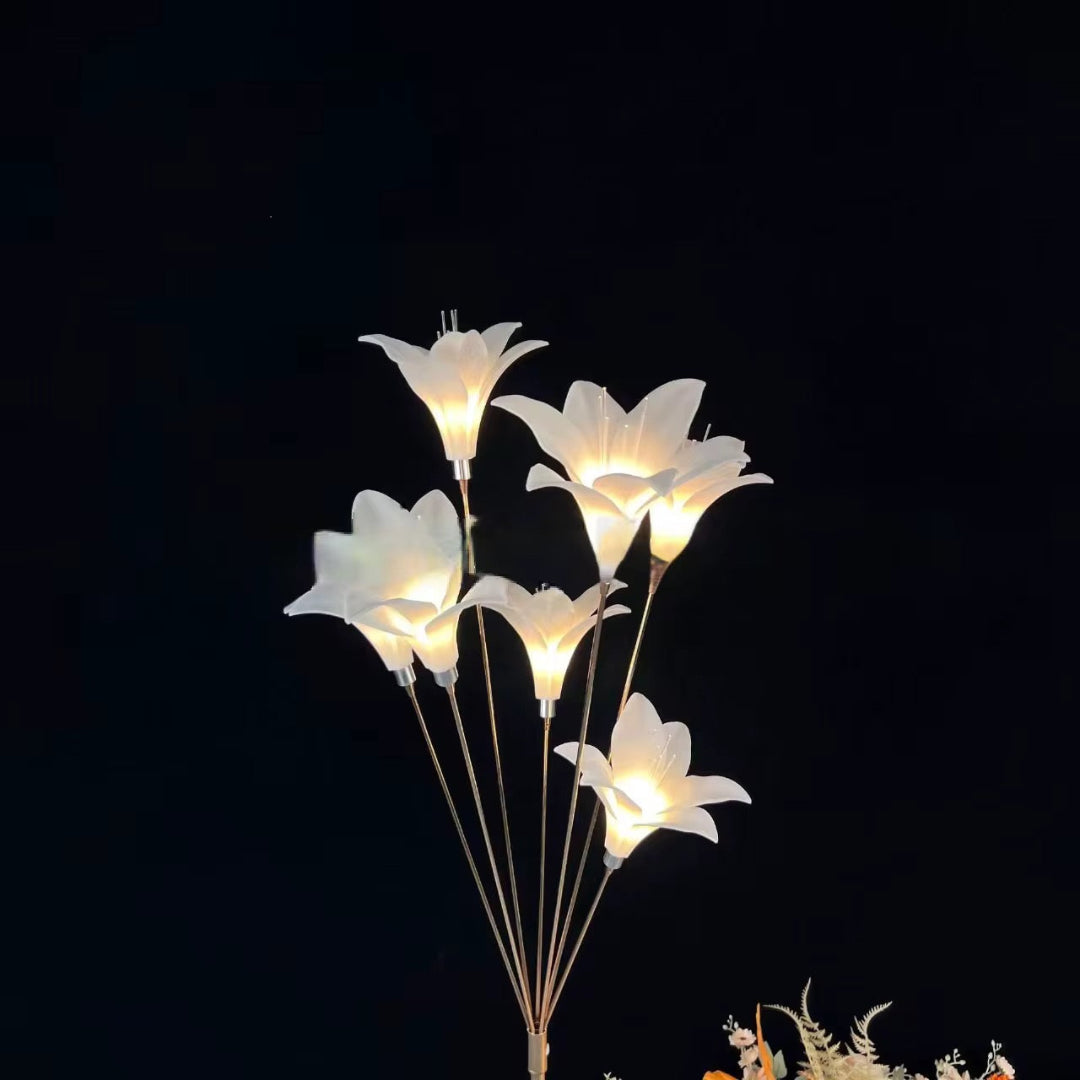 LÁMPARA LED FLORES LIRIOS