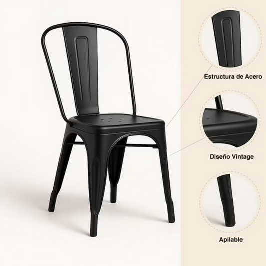 Silla Tolix Metalica