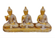 Figura Decorativa Tres Budas Serenity