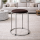 Taburete Cromo Nordic Brown