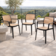 Silla Nórdica Rattan Black