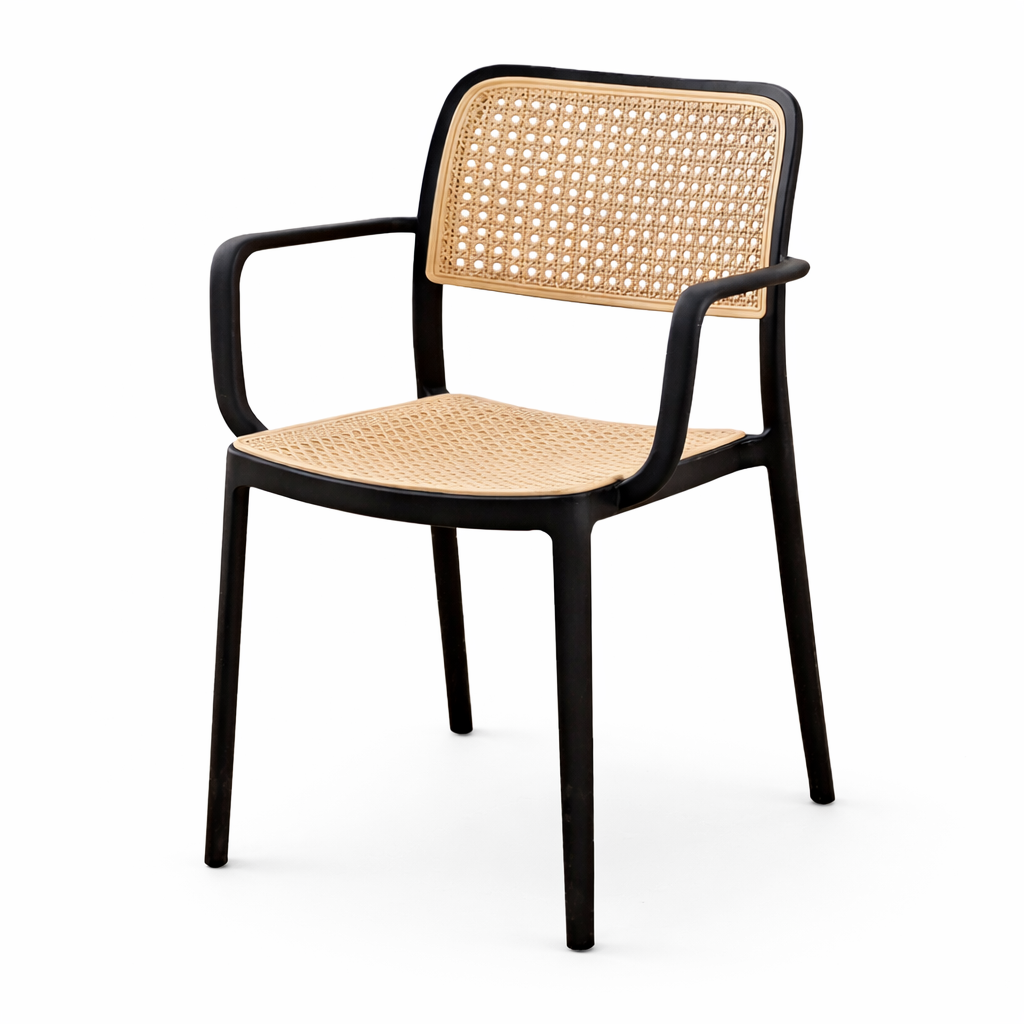 Silla Nórdica Rattan Black