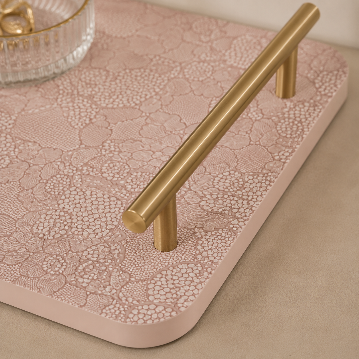 Bandeja Rectangular  Rosé