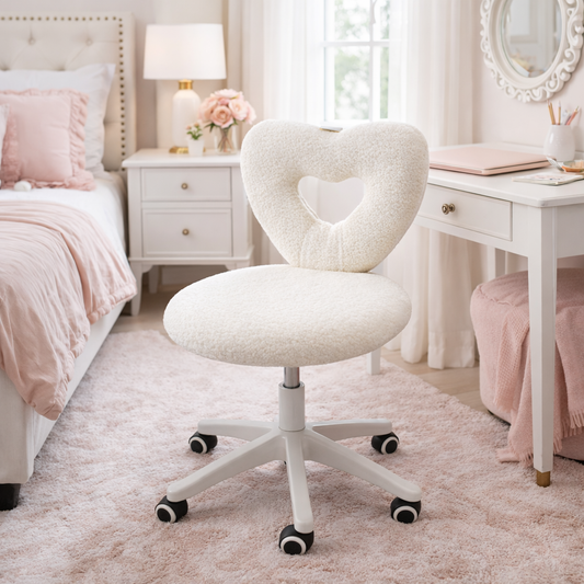 SILLA GIRATORIA CORAZÓN BOUCLÉ