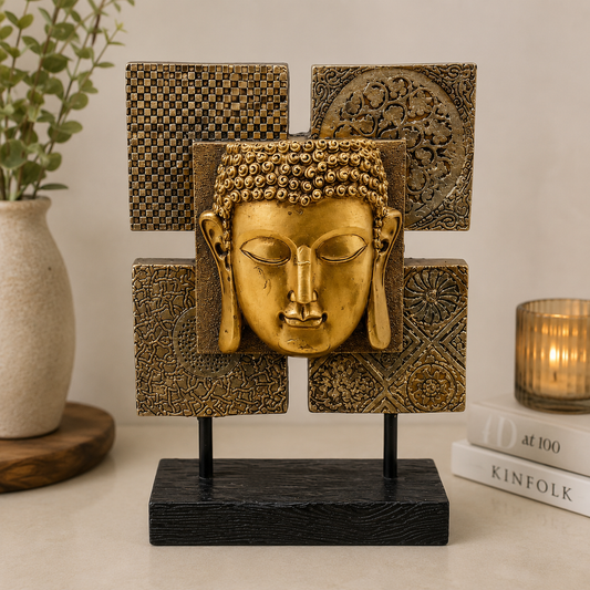 Figura Decorativa Buda Mosaico