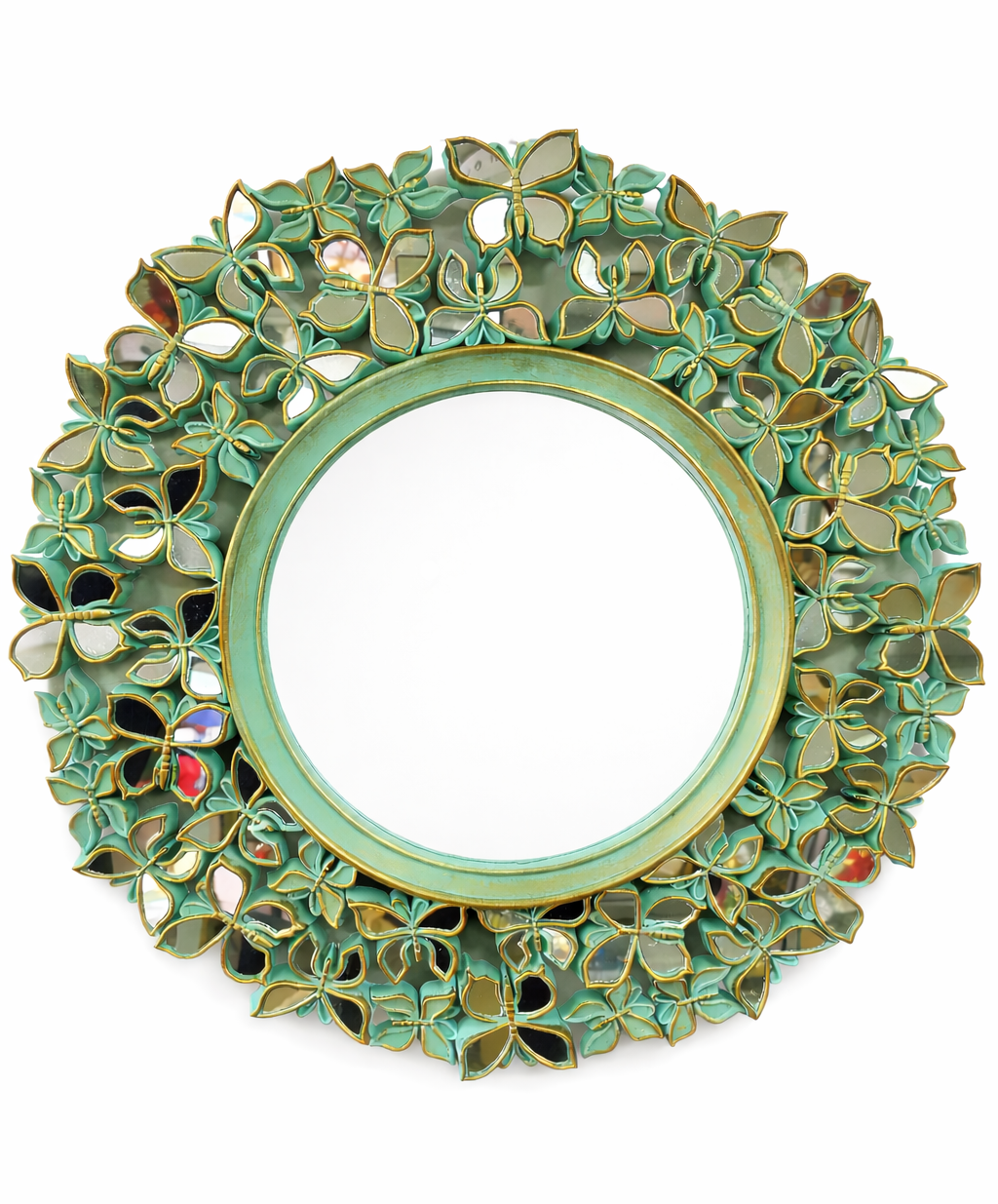 ESPEJO DECORATIVO MARIPOSAS REDONDO