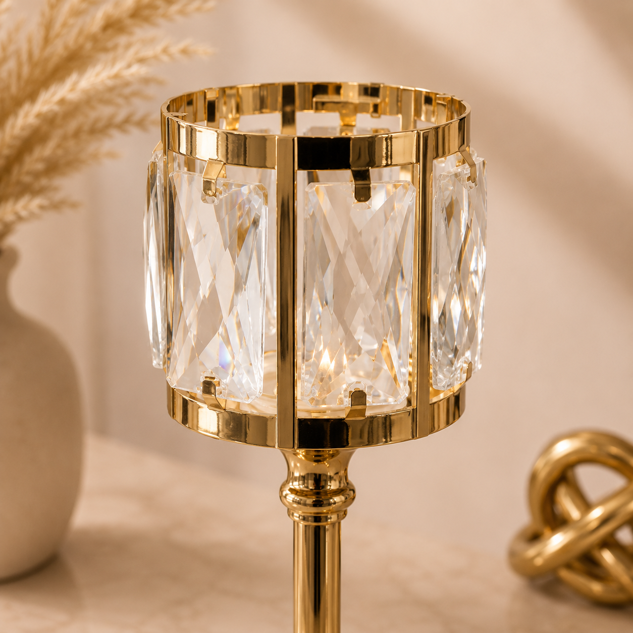 Set  3 Candelabros Prisma