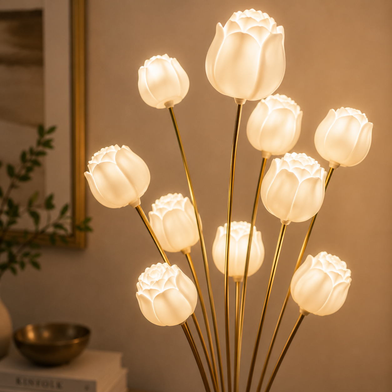 Lampara Led Rosas