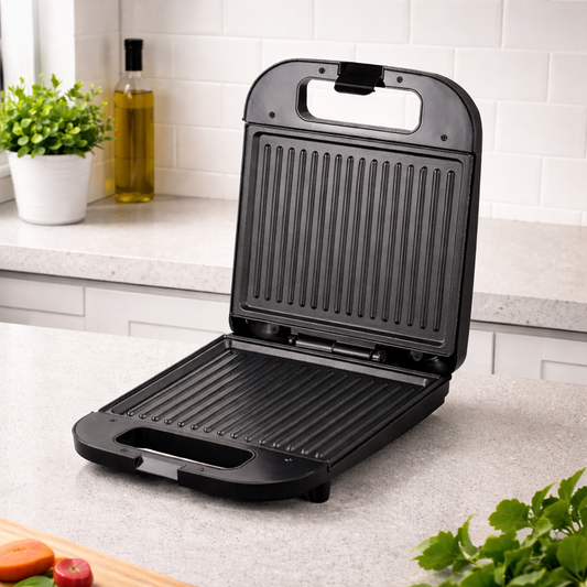 Sandwichera Eléctrica Grill Antiadherente Pro
