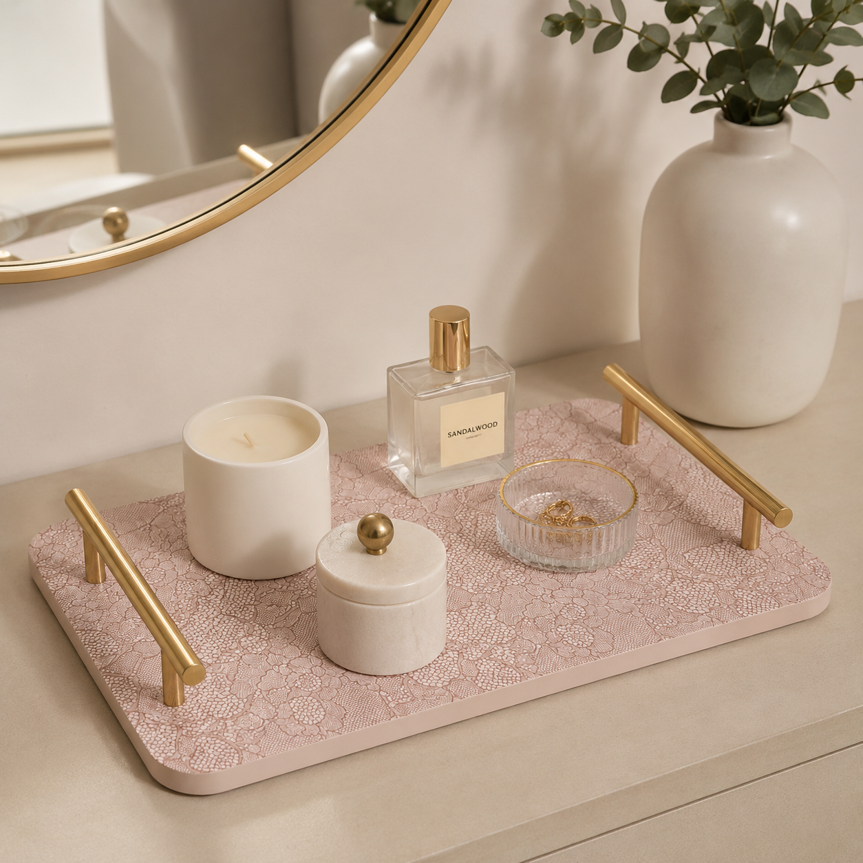Bandeja Rectangular  Rosé