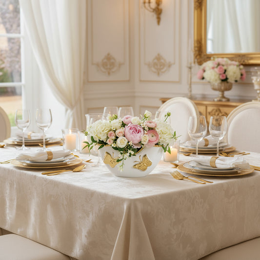 BOLSO FLORERO AURORA BLANCA