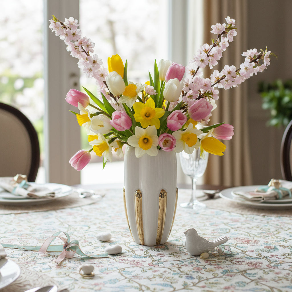 WHITE HARMONY JARRON DECORATIVO