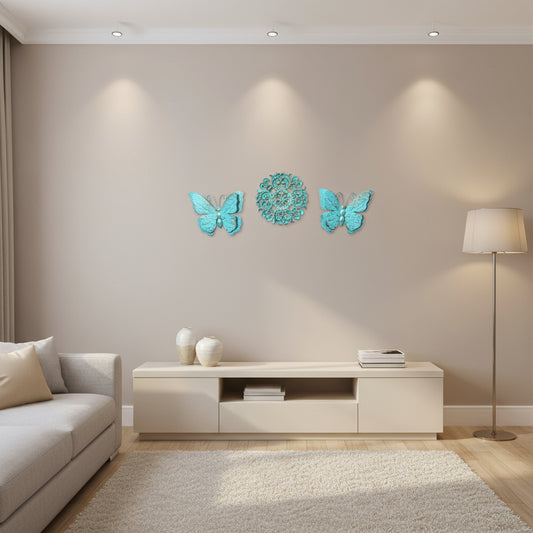 SET ALAS DE ENCANTO TURQUESA