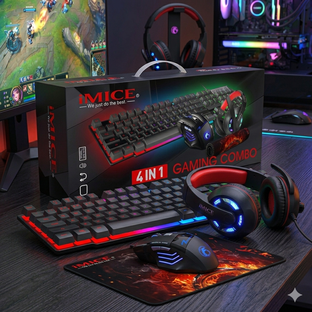 Kit Gamer 4 En 1